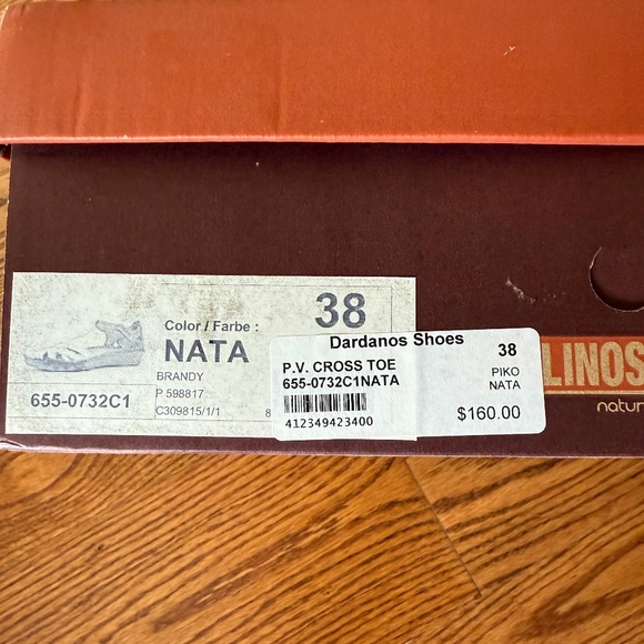 Pikolinos size 38 (8), white and cognac - Picture 7 of 7